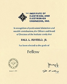 IEEE Fellow Certificate