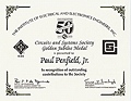 IEEE CAS Golden Jubilee Medal